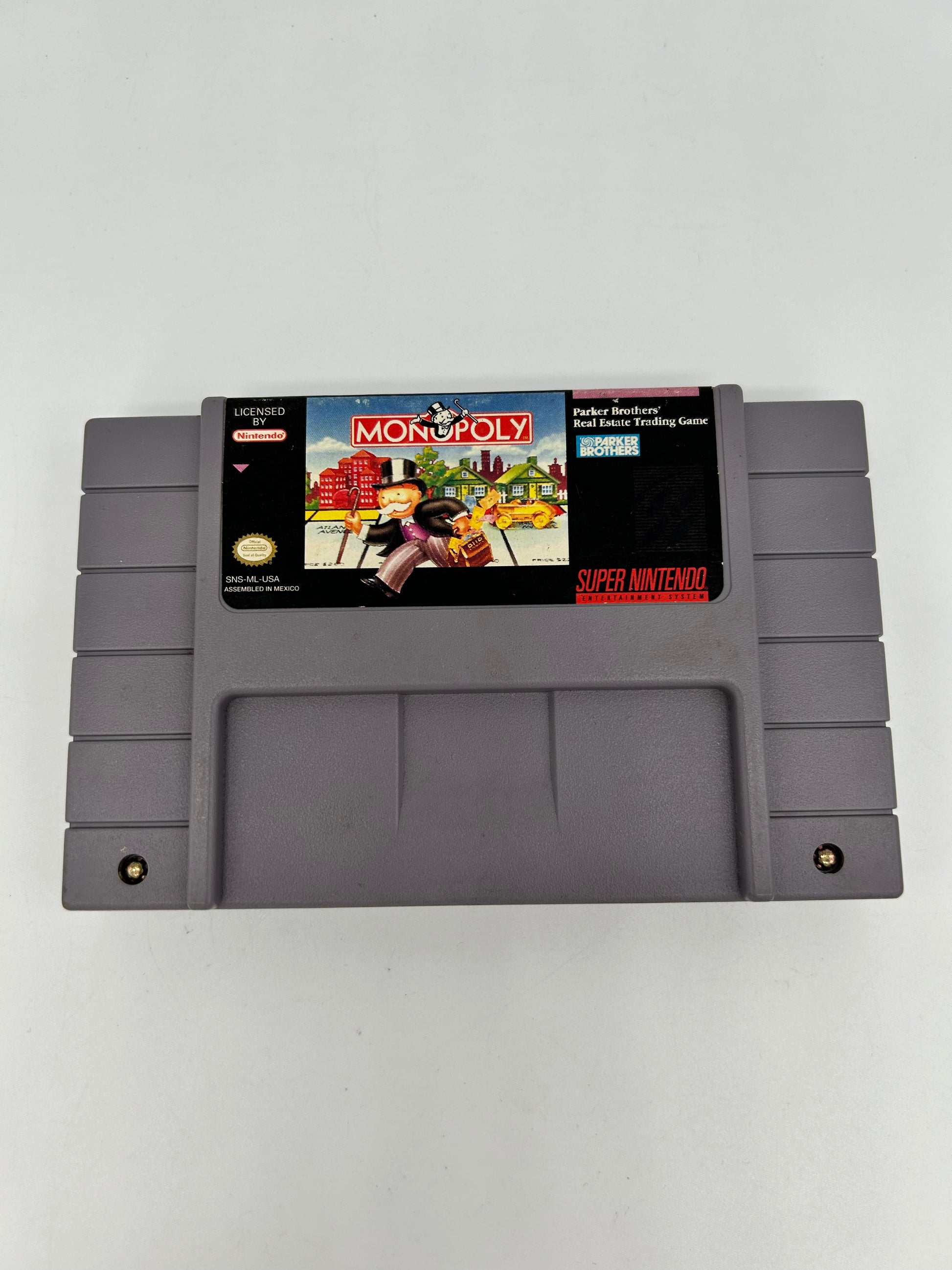PiXEL-RETRO.COM : SUPER NINTENDO NES (SNES) GAME NTSC MONOPOLY