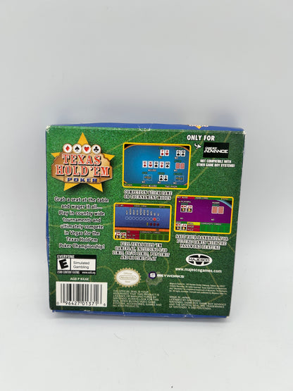 NiNTENDO GAME BOY ADVANCE [GBA] | TEXAS HOLD'EM POKER