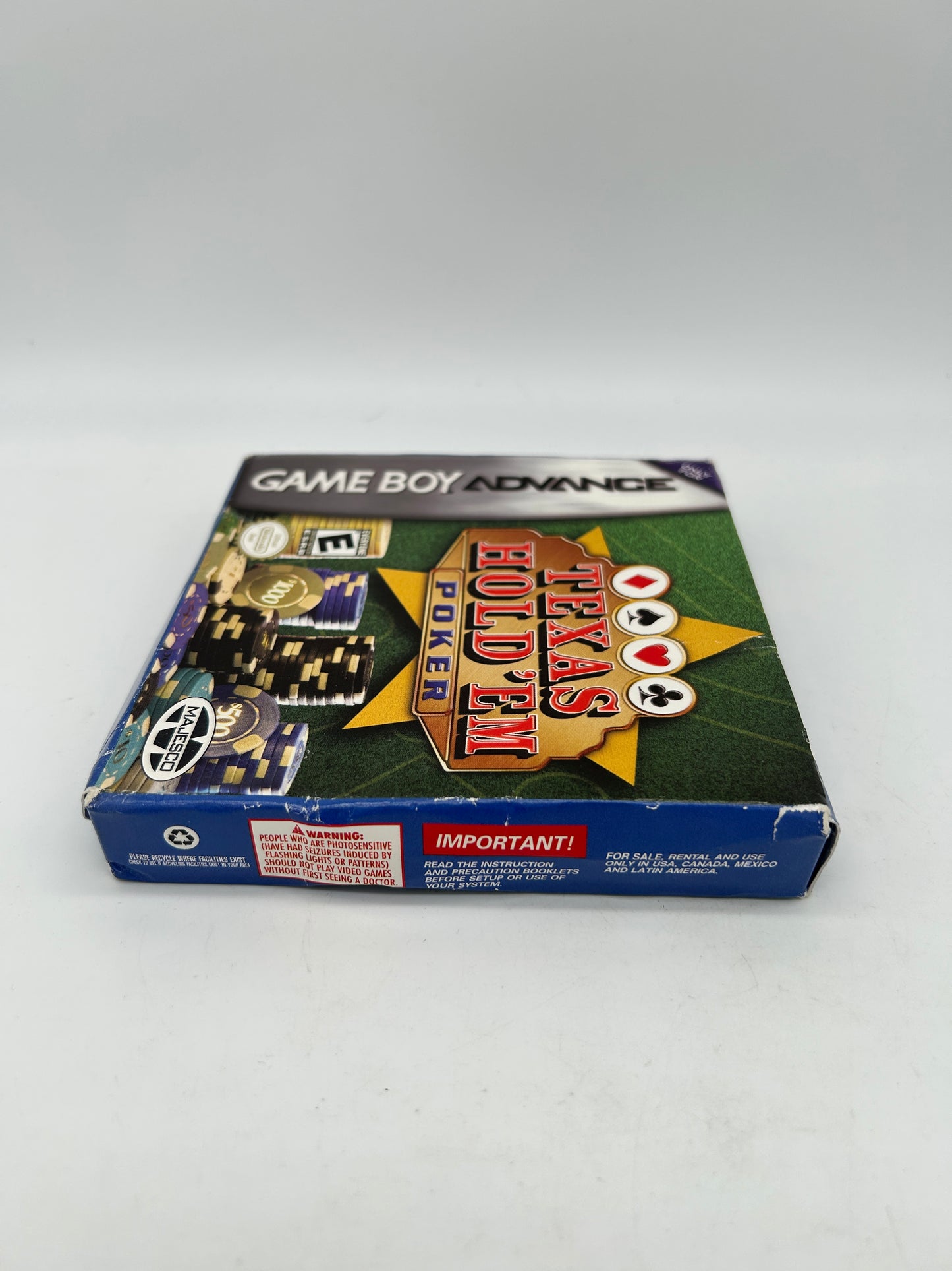 NiNTENDO GAME BOY ADVANCE [GBA] | TEXAS HOLD'EM POKER