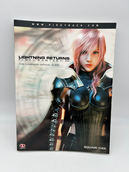 PiXEL-RETRO.COM : BOOKS STRATEGY PLAYER'S GUIDE WALKTHROUGH OFFICIAL PIGGYBACK FINAL FANTASY XIII LIGHTNING RETURNS