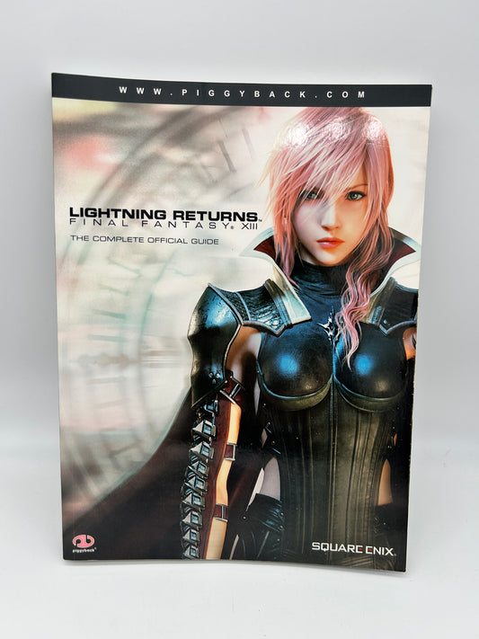 PiXEL-RETRO.COM : BOOKS STRATEGY PLAYER'S GUIDE WALKTHROUGH OFFICIAL PIGGYBACK FINAL FANTASY XIII LIGHTNING RETURNS