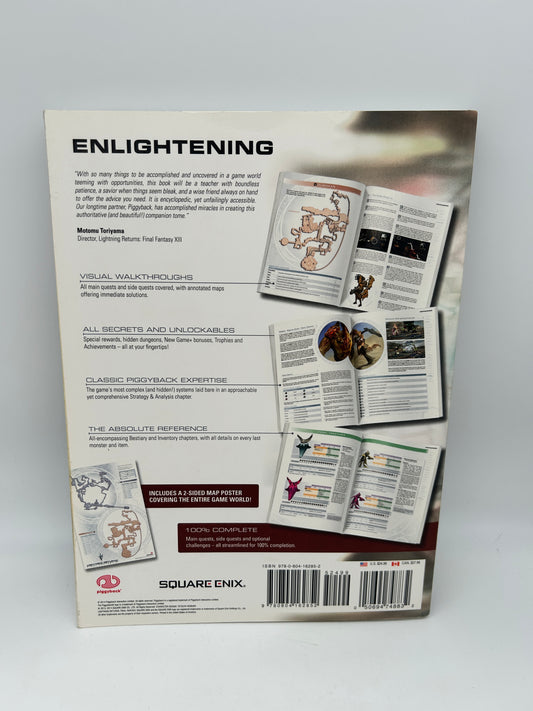 FiNAL FANTASY XIII LiGHTNiNG RETURNS STRATEGY GUiDE PiGGYBACK