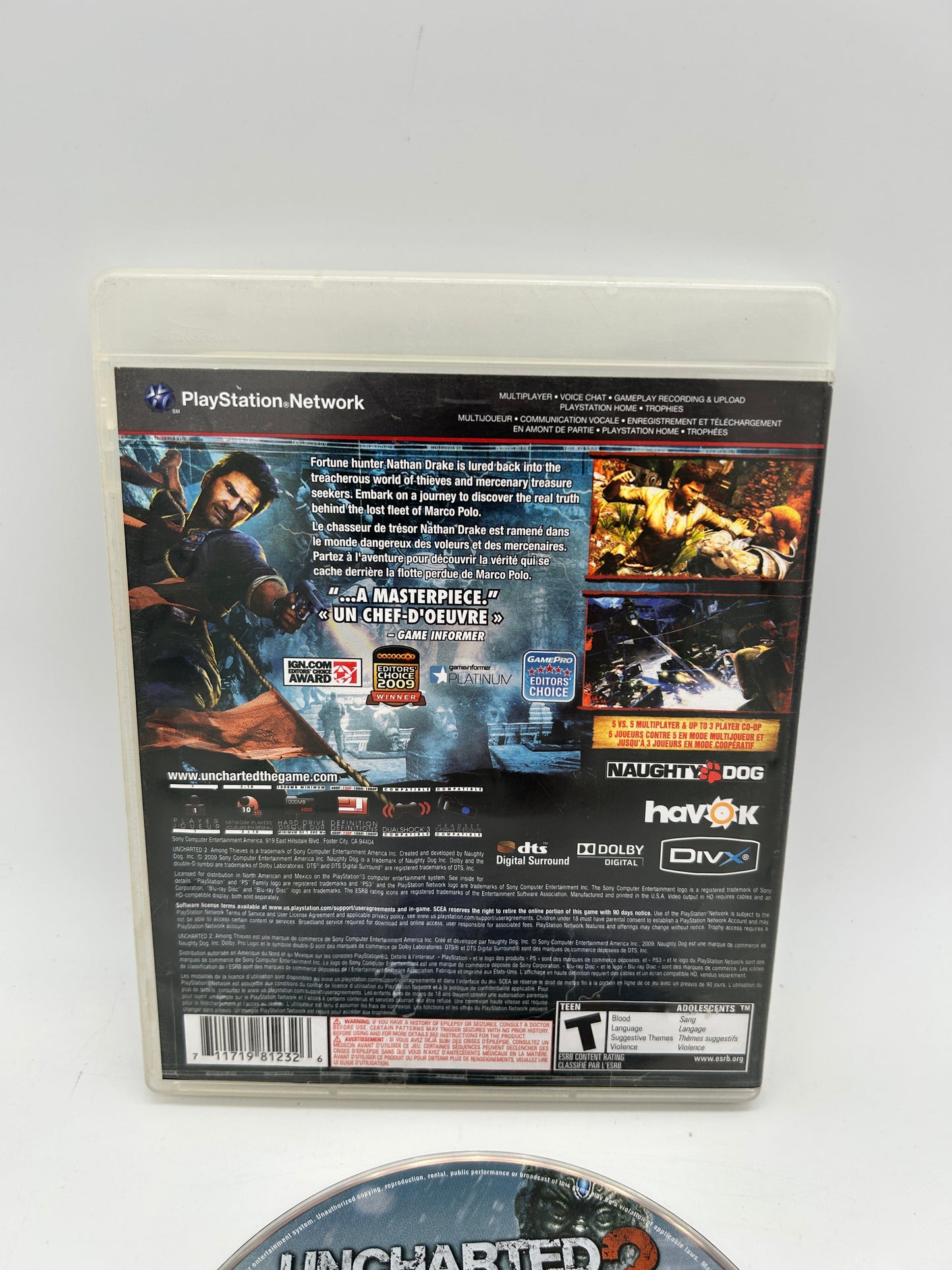 SONY PLAYSTATiON 3 [PS3] | UNCHARTED 2 AMONG THiEVES