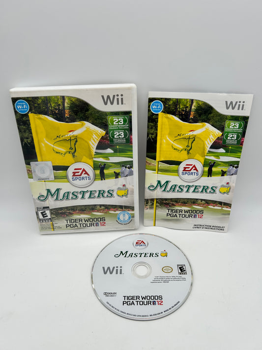 PiXEL-RETRO.COM : NINTENDO WII TIGER WOODS PGA TOUR 12 MASTERS COMPLETE GAME BOX MANUAL NTSC