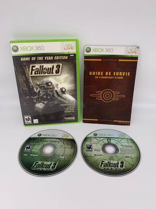 PiXEL-RETRO.COM : MICROSOFT XBOX 360 COMPLETE CIB BOX MANUAL GAME NTSC FALLOUT 3