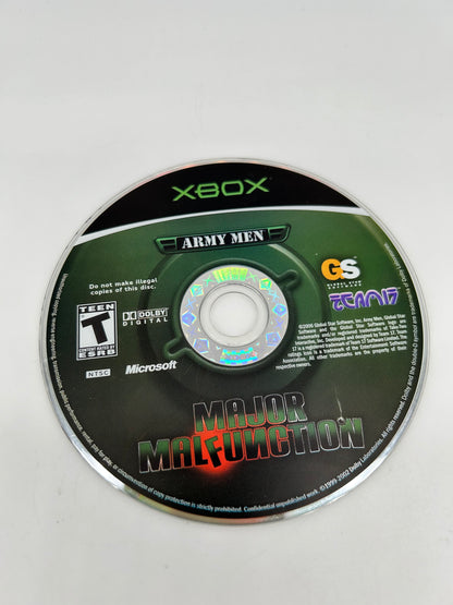 PiXEL-RETRO.COM : MICROSOFT XBOX COMPLETE CIB BOX MANUAL GAME NTSC ARMY MEN MAJOR MALFUNCTION