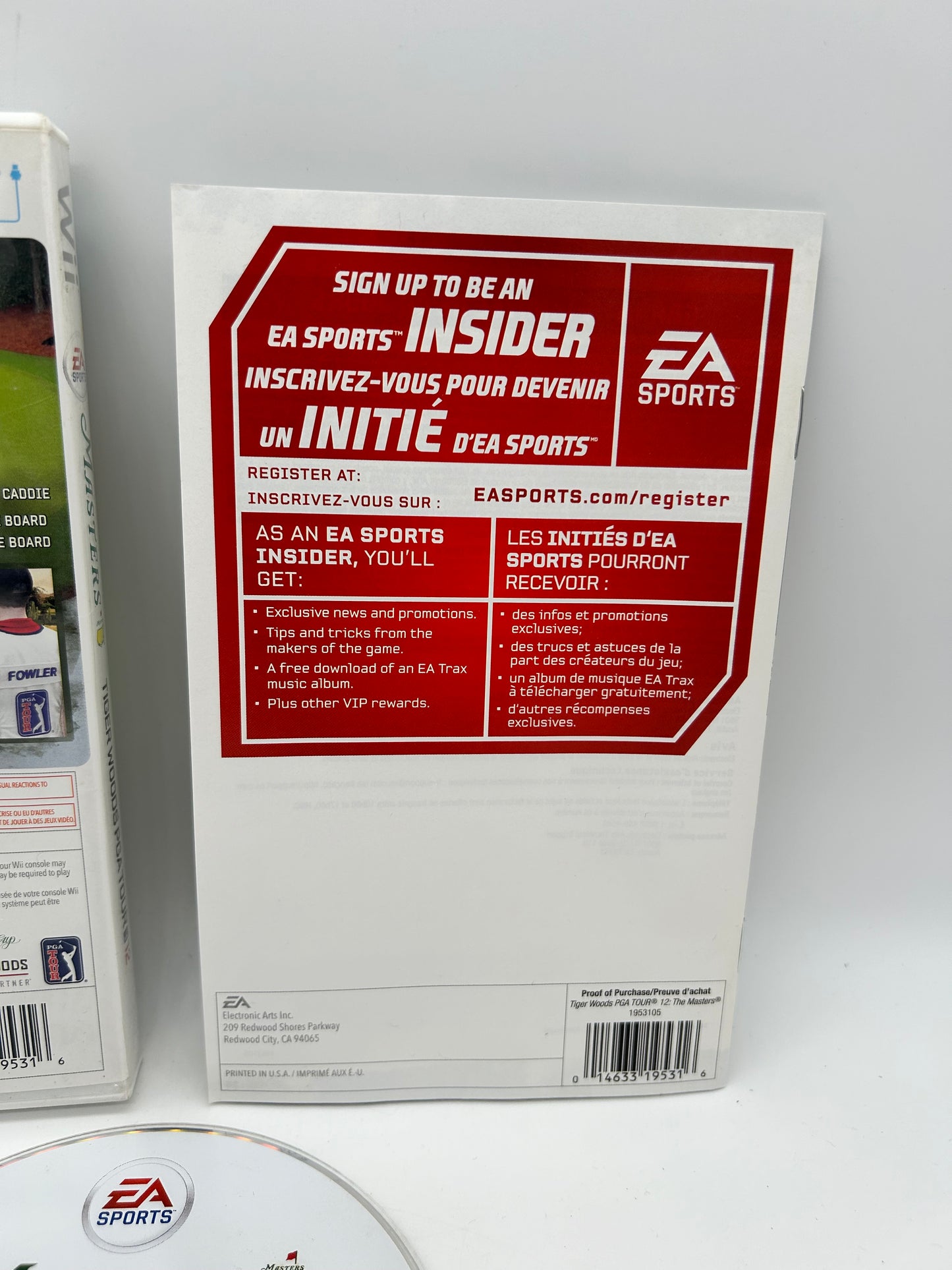 NiNTENDO Wii | Tiger Woods PGA TOUR 12 THE MASTERS