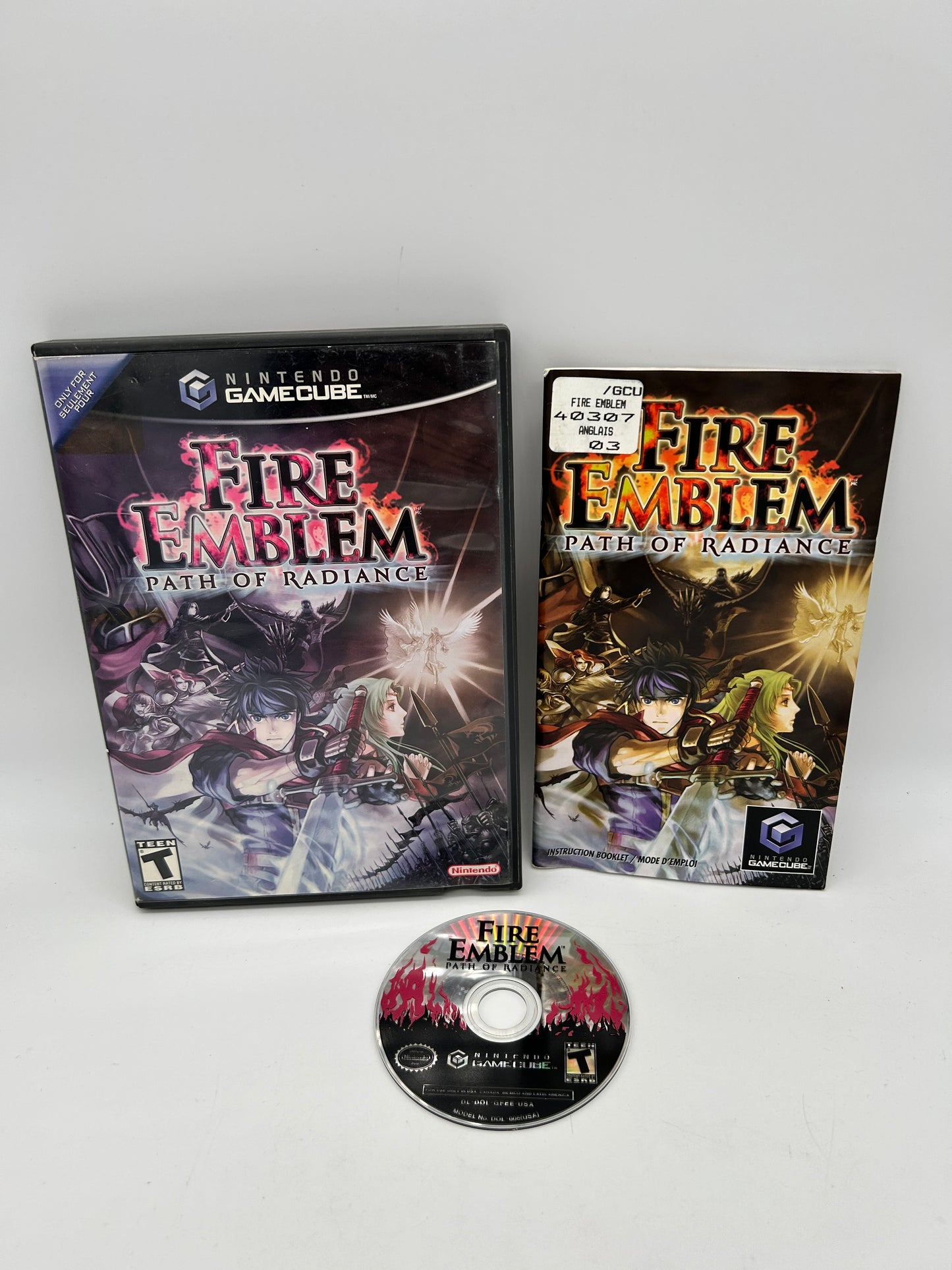 PiXEL-RETRO.COM : NINTENDO GAMECUBE FIRE EMBLEM PATH OF RADIANCE COMPLETE CIB BOX MANUAL GAME NTSC