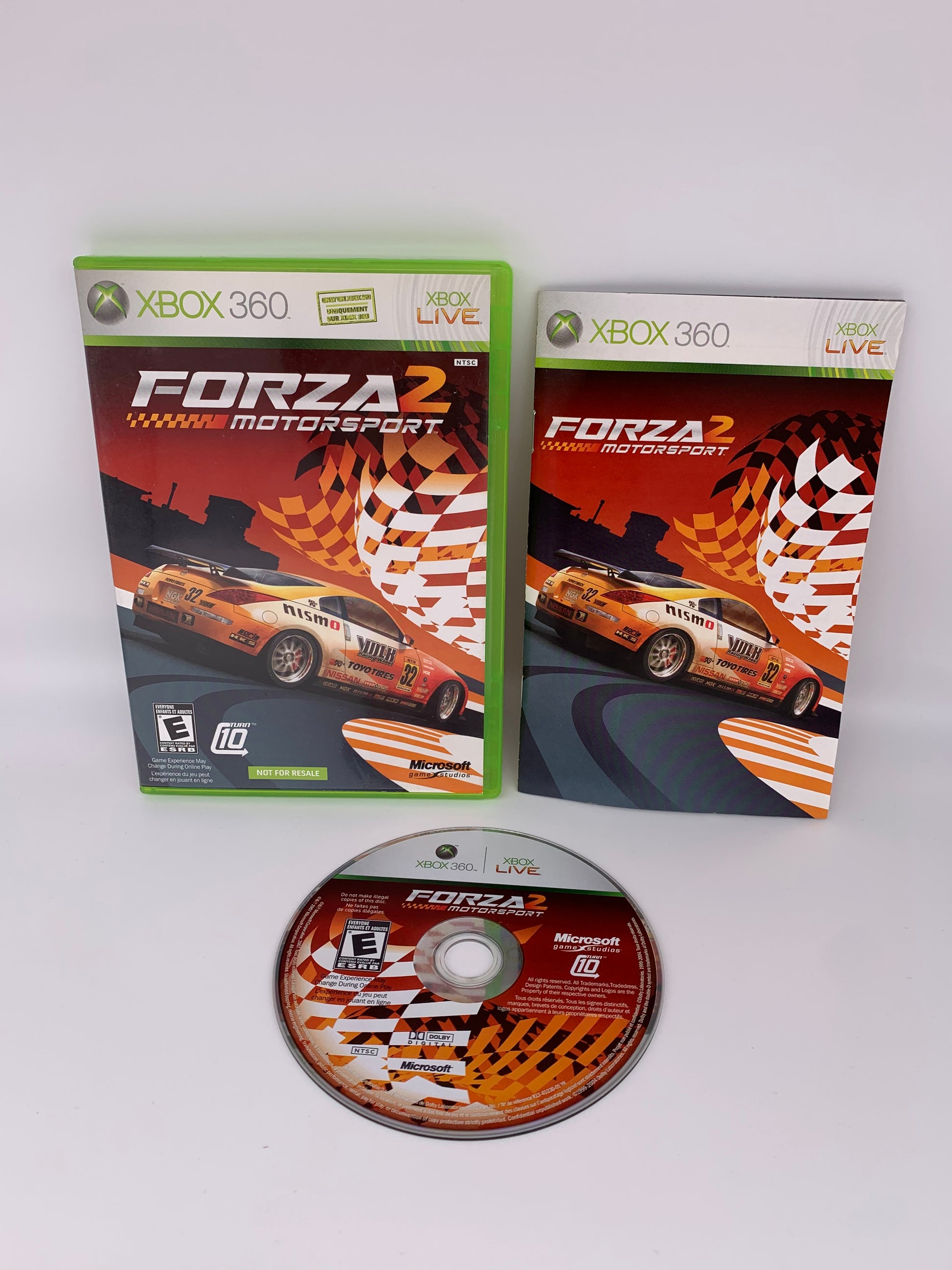 PiXEL-RETRO.COM : MICROSOFT XBOX 360 COMPLETE CIB BOX MANUAL GAME NTSC FORZA MOTORSPORT 2