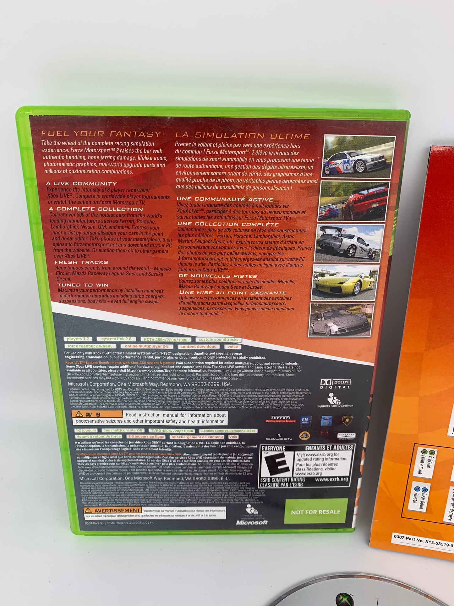 MiCROSOFT XBOX 360 | FORZA MOTORSPORT 2 | NOT FOR RESALE