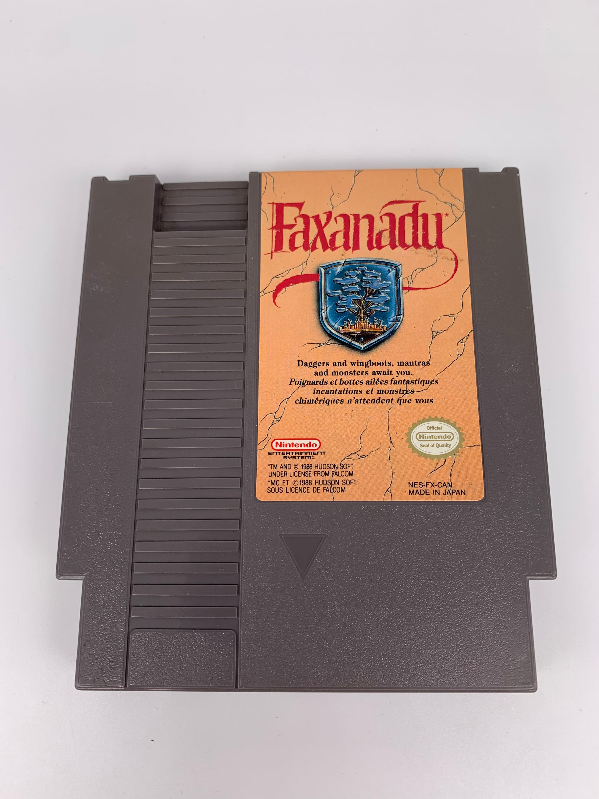 PiXEL-RETRO.COM : NINTENDO ENTERTAiNMENT SYSTEM (NES) GAME NTSC FAXANADU