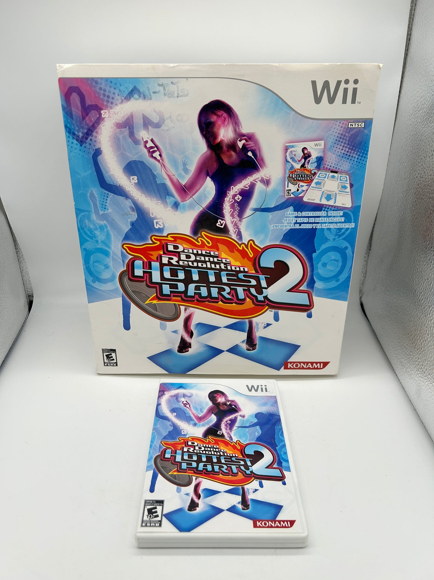 PiXEL-RETRO.COM : NINTENDO WII COMPLET CIB BOX MANUAL GAME NTSC DANCE DANCE REVOLUTION HOTTEST PARTY 2