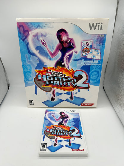 PiXEL-RETRO.COM : NINTENDO WII COMPLET CIB BOX MANUAL GAME NTSC DANCE DANCE REVOLUTION HOTTEST PARTY 2