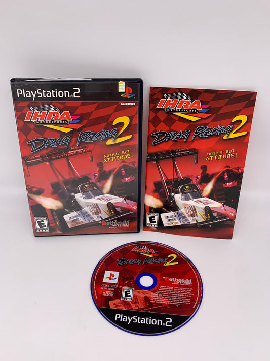PiXEL-RETRO.COM : SONY PLAYSTATION 2 (PS2) COMPLET CIB BOX MANUAL GAME NTSC IHRA MOTORSPORTS DRAG RACING 2