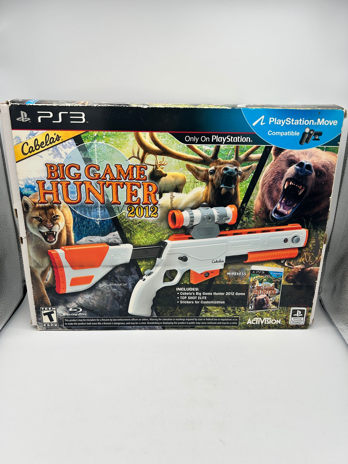 SONY PLAYSTATiON 3 [PS3] | CABELAS BiG GAME HUNTER 2012 | GUN BUNDLE