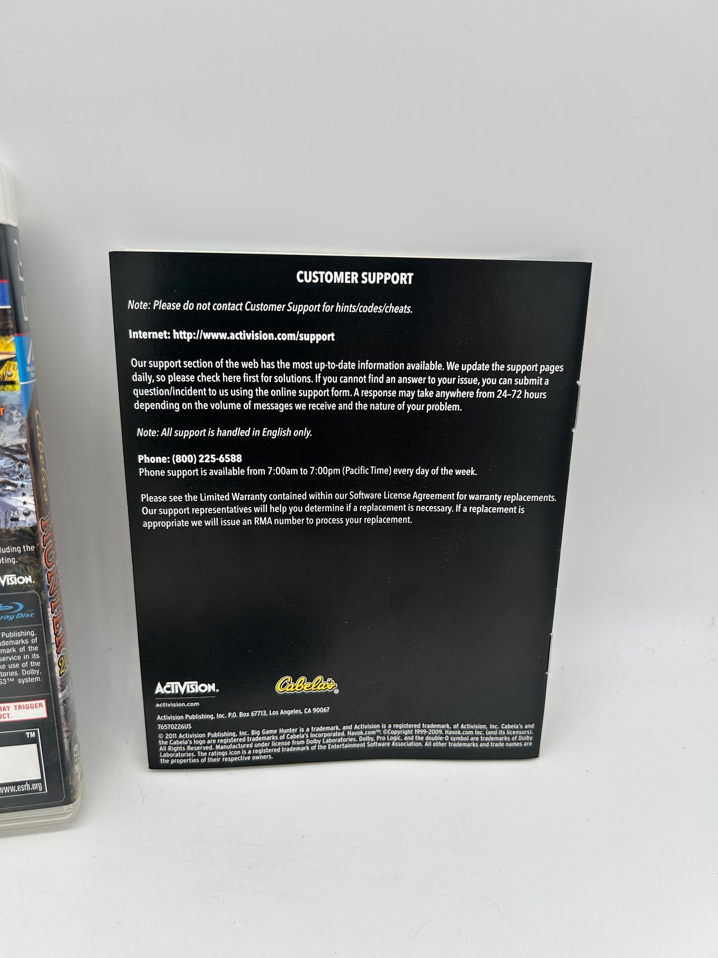 SONY PLAYSTATiON 3 [PS3] | CABELAS BiG GAME HUNTER 2012 | GUN BUNDLE