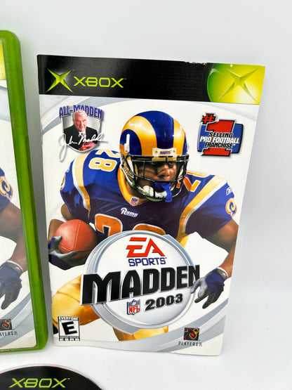 MiCROSOFT XBOX ORiGiNAL | MADDEN NFL 2003