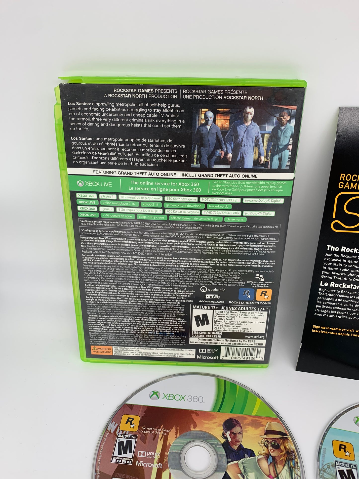 MiCROSOFT XBOX 360 | GRAND THEFT AUTO V FiVE