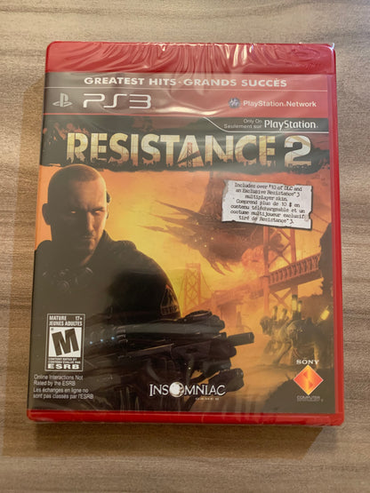 PiXEL-RETRO.COM : SONY PLAYSTATION 3 (PS3) COMPLETE IN BOX CIB MANUAL GAME NTSC RESISTANCE 2 NEW SEALED