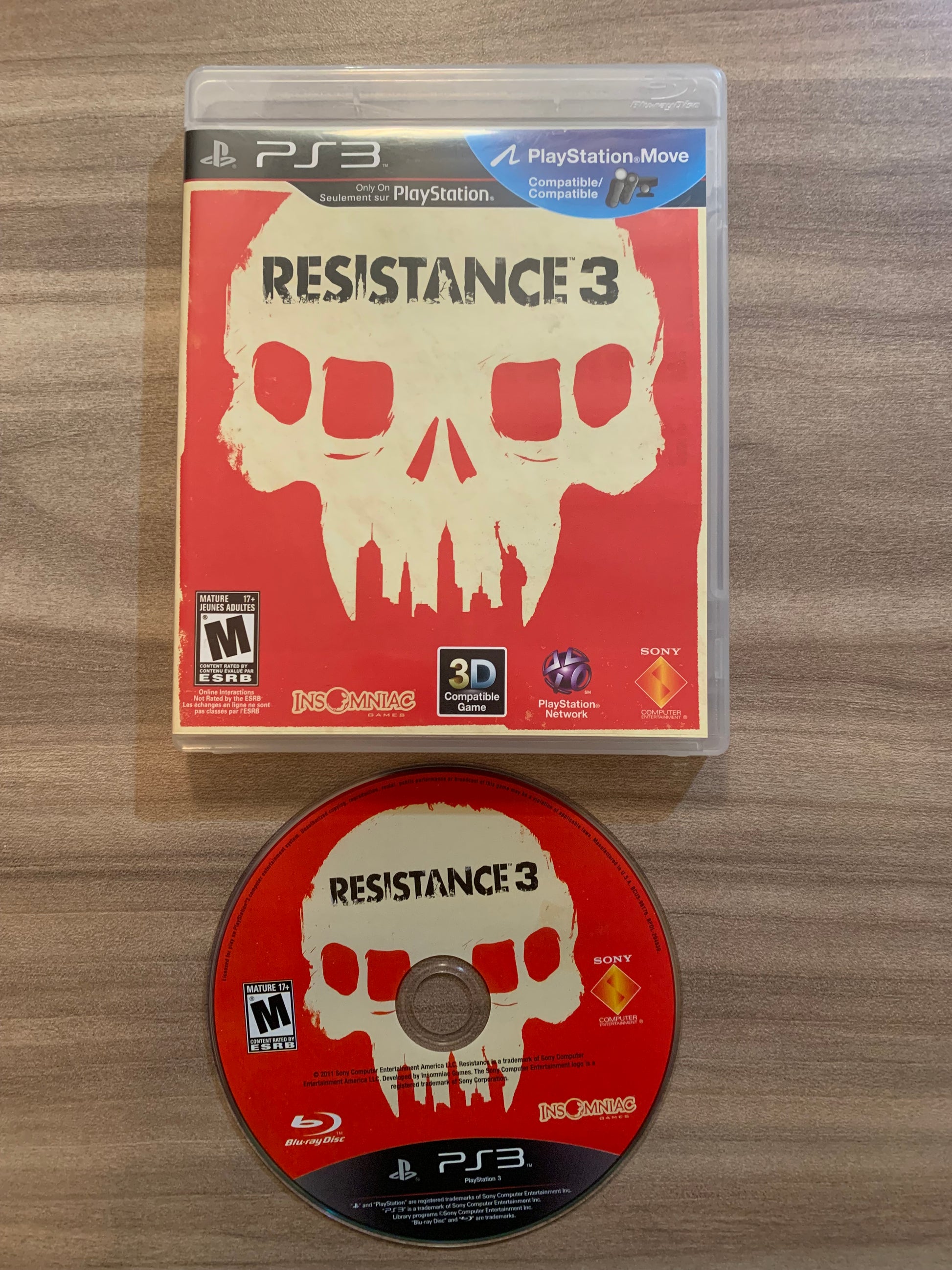 PiXEL-RETRO.COM : SONY PLAYSTATION 3 (PS3) COMPLETE IN BOX CIB MANUAL GAME NTSC RESISTANCE 3