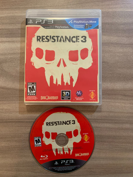 PiXEL-RETRO.COM : SONY PLAYSTATION 3 (PS3) COMPLETE IN BOX CIB MANUAL GAME NTSC RESISTANCE 3