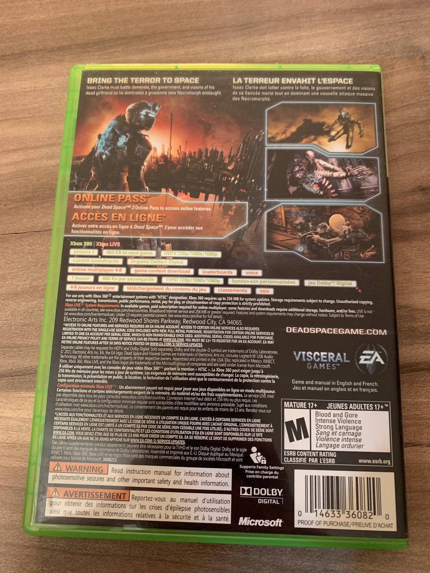 MiCROSOFT XBOX 360 | DEAD SPACE 2