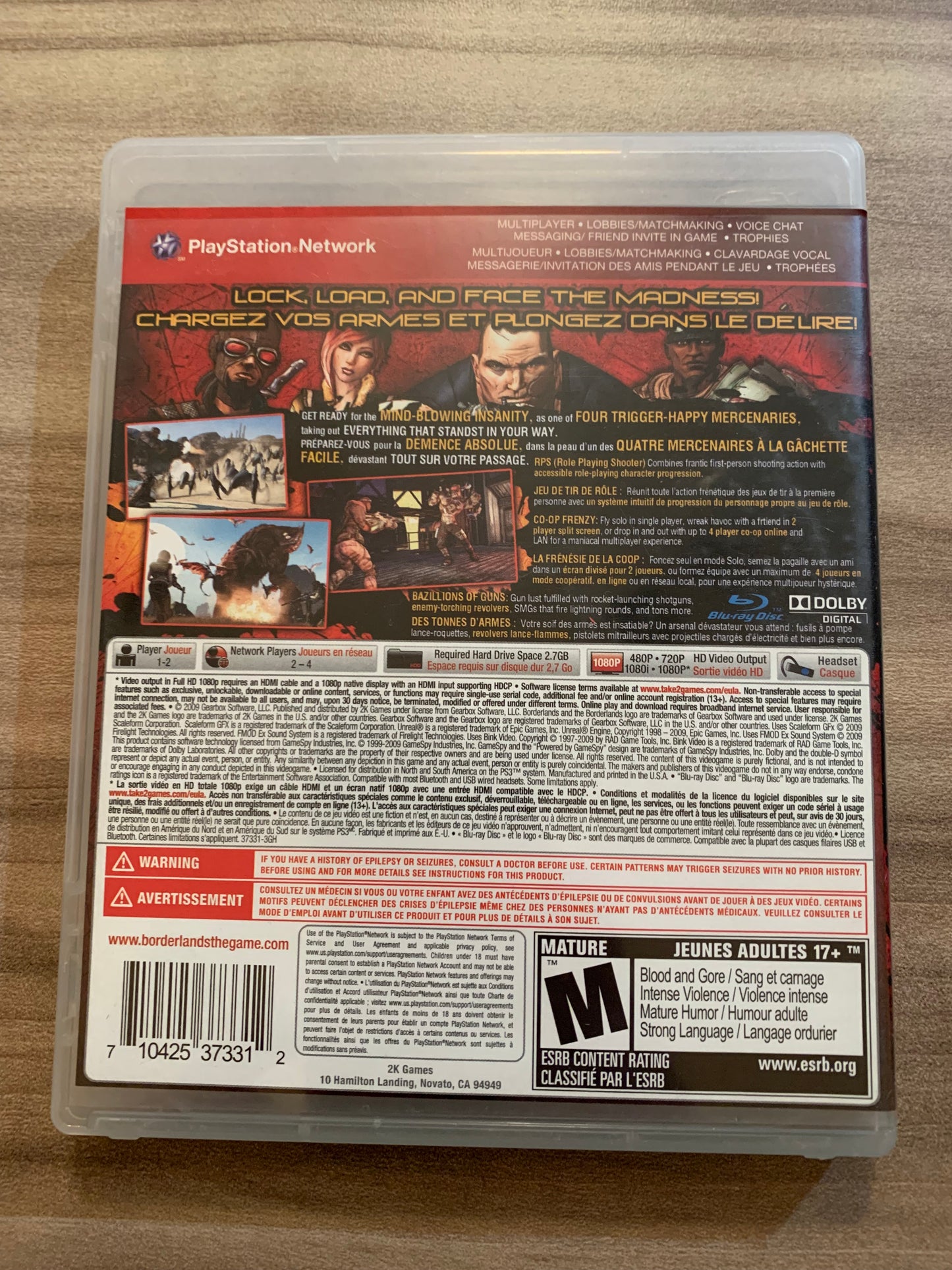 SONY PLAYSTATiON 3 [PS3] | BORDERLANDS | GREATEST HiTS
