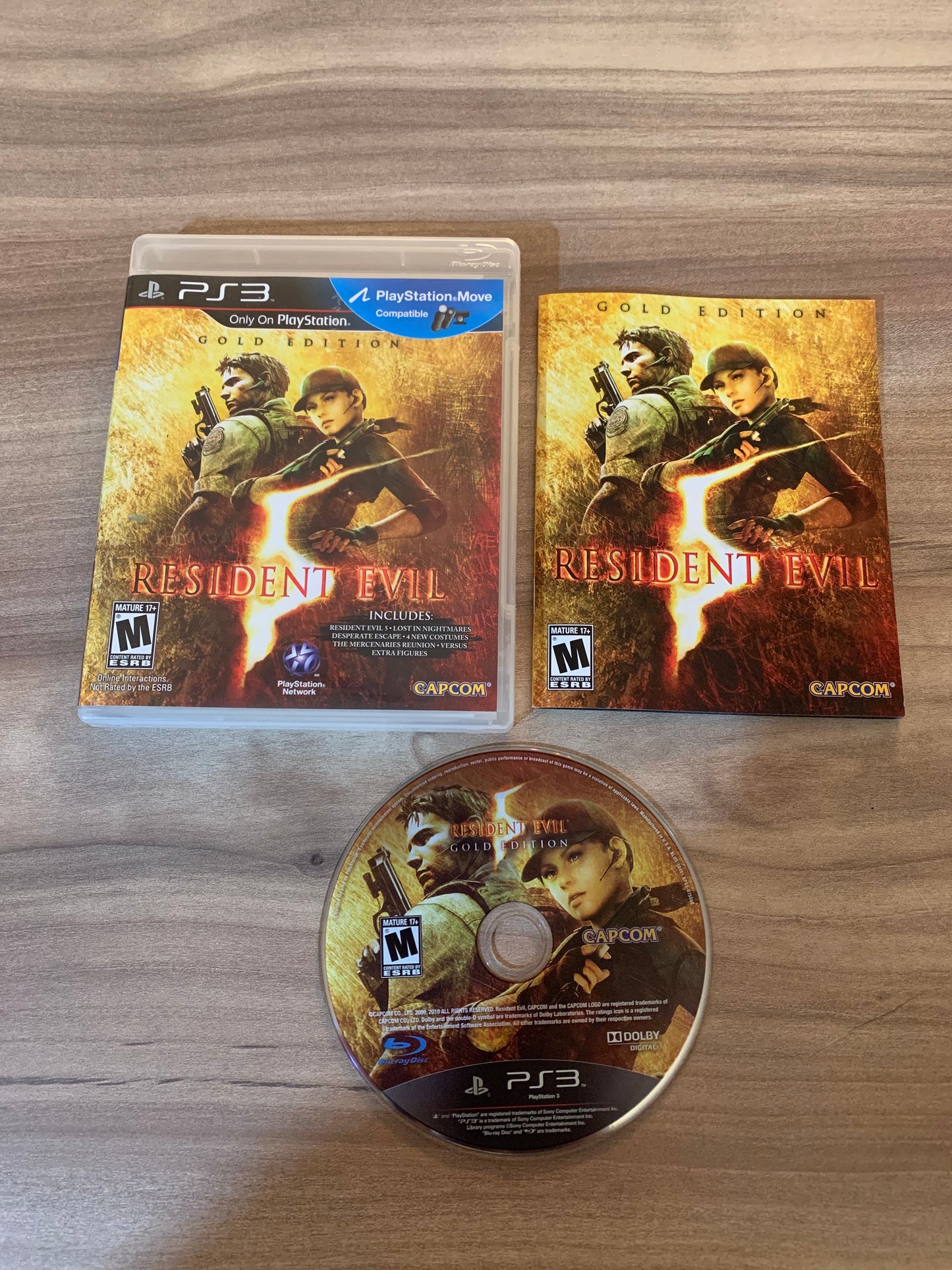 PiXEL-RETRO.COM : SONY PLAYSTATION 3 (PS3) COMPLET CIB BOX MANUAL GAME NTSC RESIDENT EVIL 5 GOLD EDITION