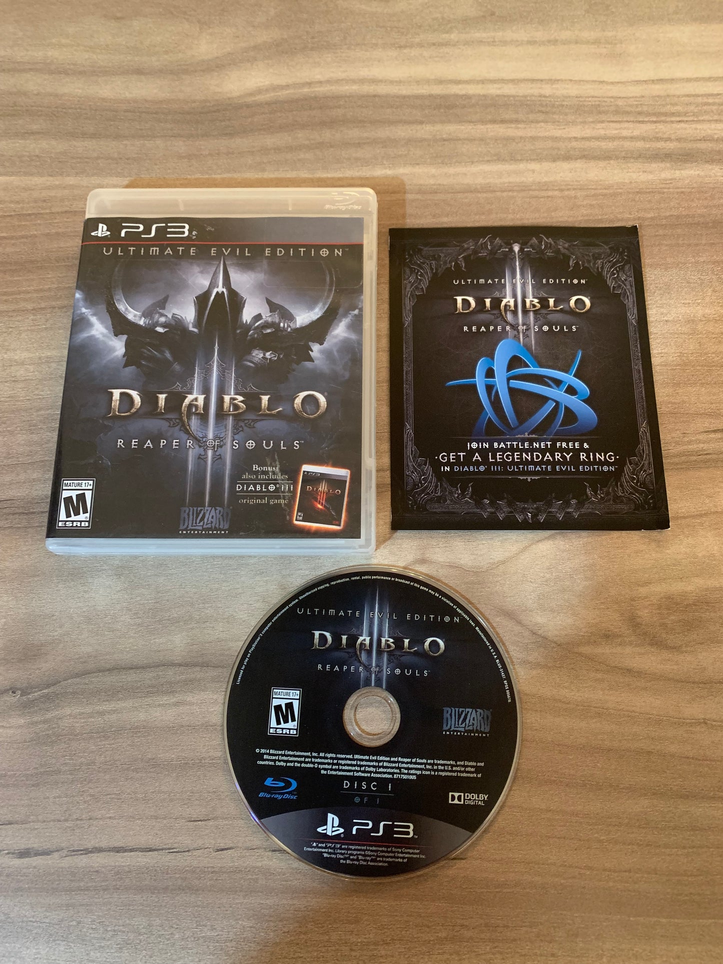 PiXEL-RETRO.COM : SONY PLAYSTATION 3 (PS3) COMPLET CIB BOX MANUAL GAME NTSC DIABLO III REAPER OF SOULS ULTIMATE EVIL EDITION