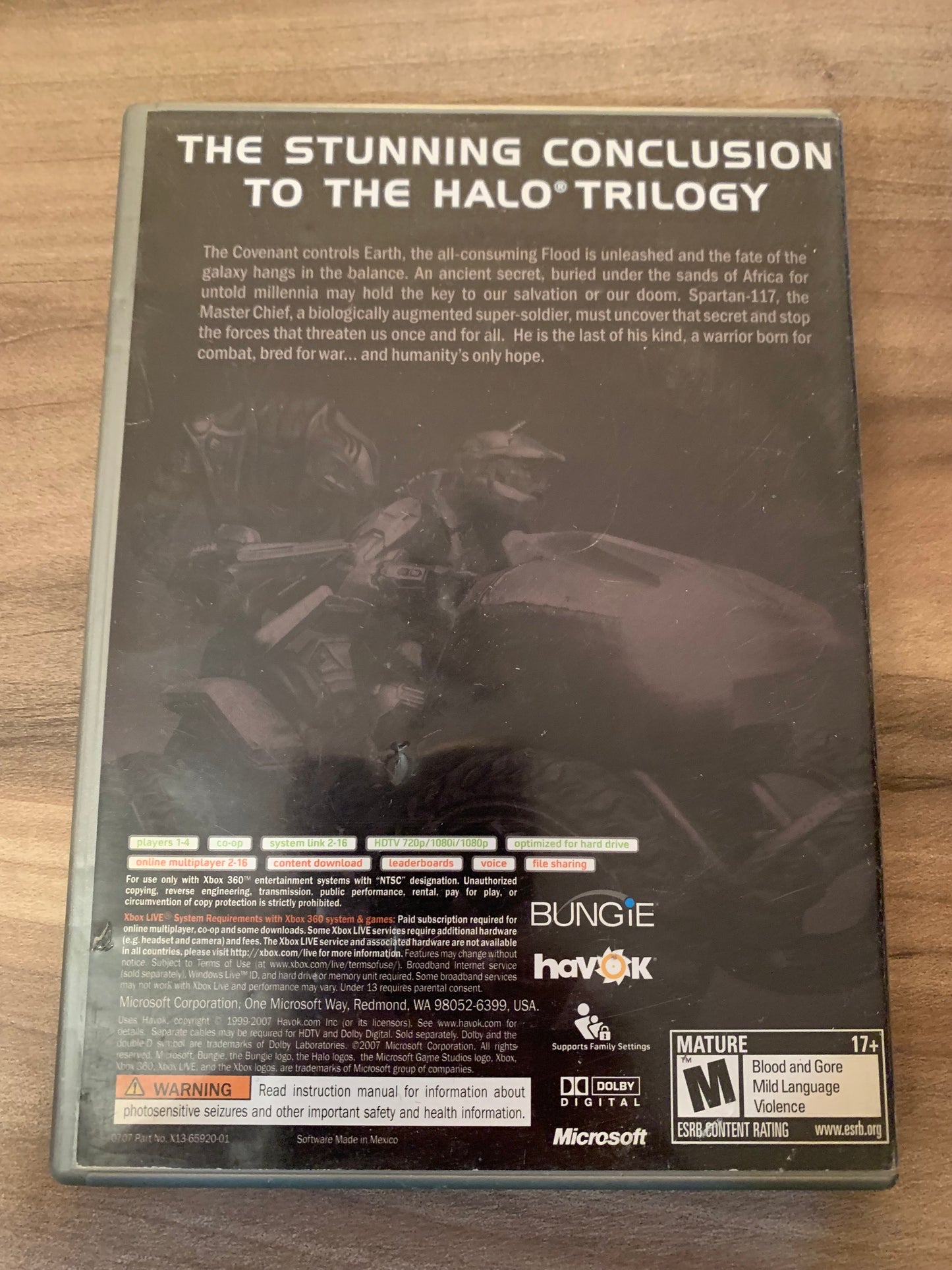 MiCROSOFT XBOX 360 | HALO 3 | PLATiNUM HiTS