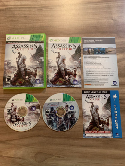 PiXEL-RETRO.COM : MICROSOFT XBOX 360 COMPLETE CIB BOX MANUAL GAME NTSC ASSASSIN'S CREED III