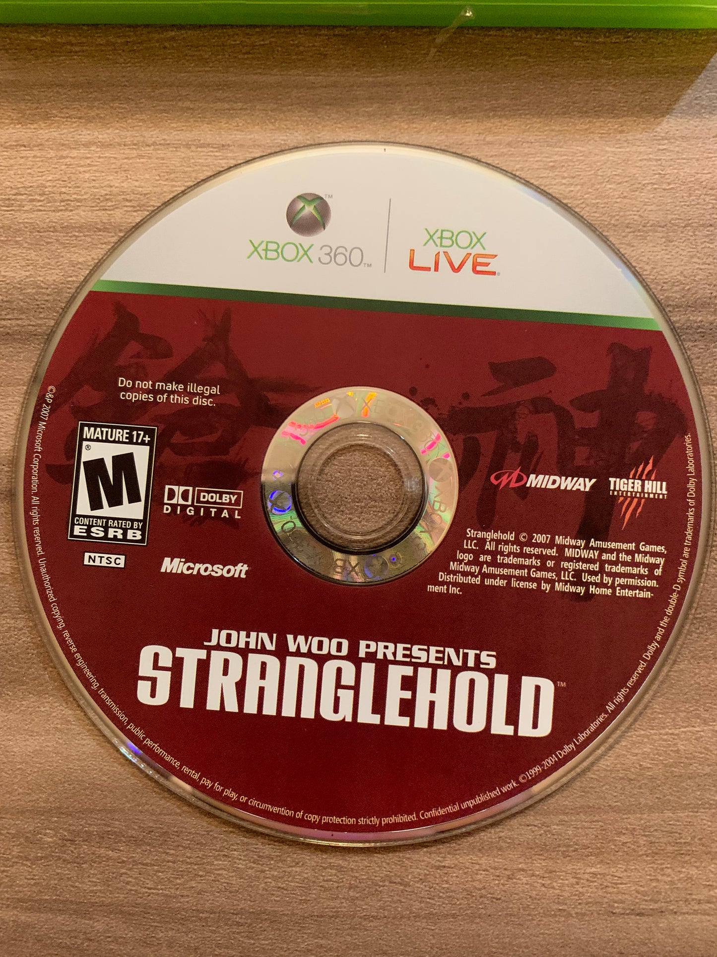 MiCROSOFT XBOX 360 | STRANGLEHOLD