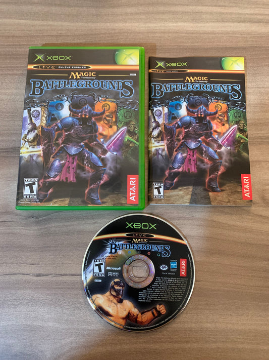 PiXEL-RETRO.COM : MICROSOFT XBOX COMPLETE CIB BOX MANUAL GAME NTSC MAGIC THE GATHERING BATTLEGROUNDS