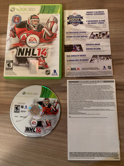 PiXEL-RETRO.COM : MICROSOFT XBOX 360 COMPLETE CIB BOX MANUAL GAME NTSC NHL 14