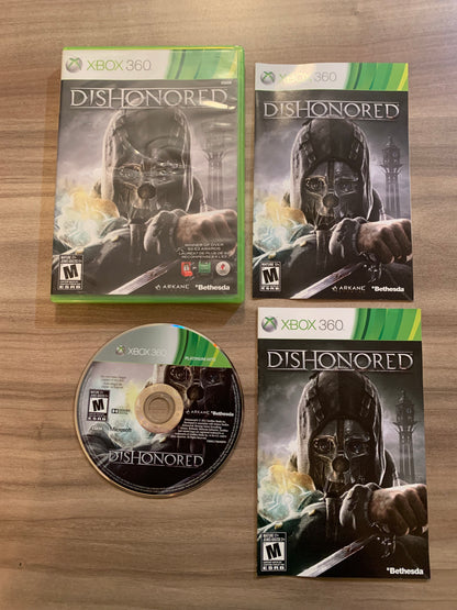 PiXEL-RETRO.COM : MICROSOFT XBOX 360 COMPLETE CIB BOX MANUAL GAME NTSC DISHONORED