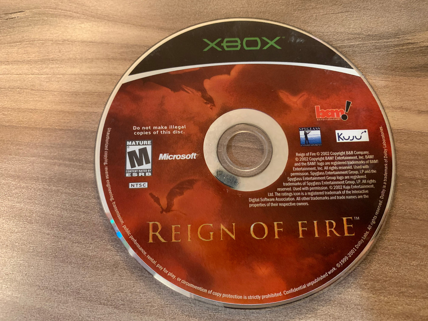 PiXEL-RETRO.COM : MICROSOFT XBOX COMPLETE CIB BOX MANUAL GAME NTSC REIGN OF FIRE