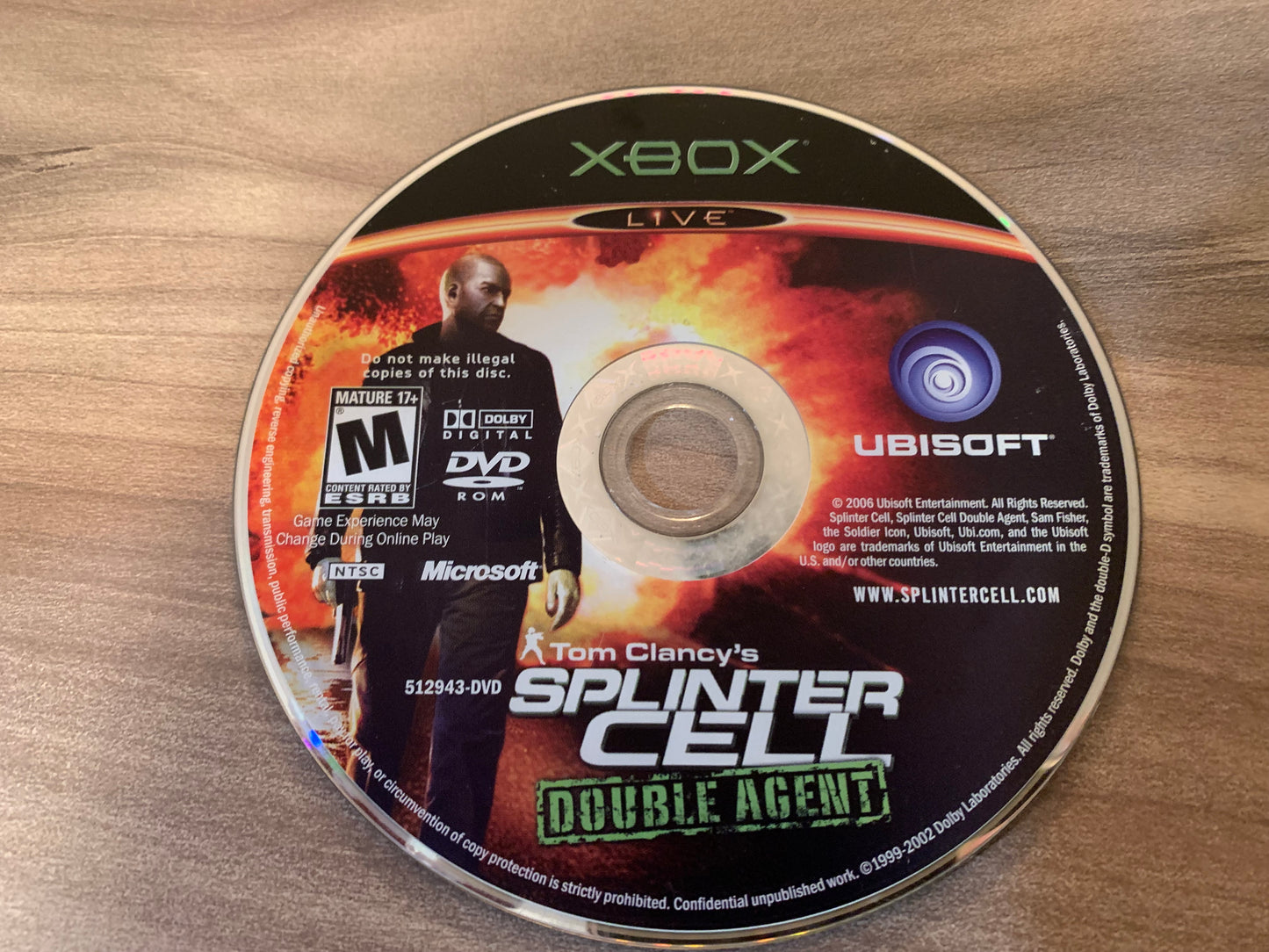 PiXEL-RETRO.COM : MICROSOFT XBOX COMPLETE CIB BOX MANUAL GAME NTSC TOM CLANCEY'S SPLINTER CELL DOUBLE AGENT