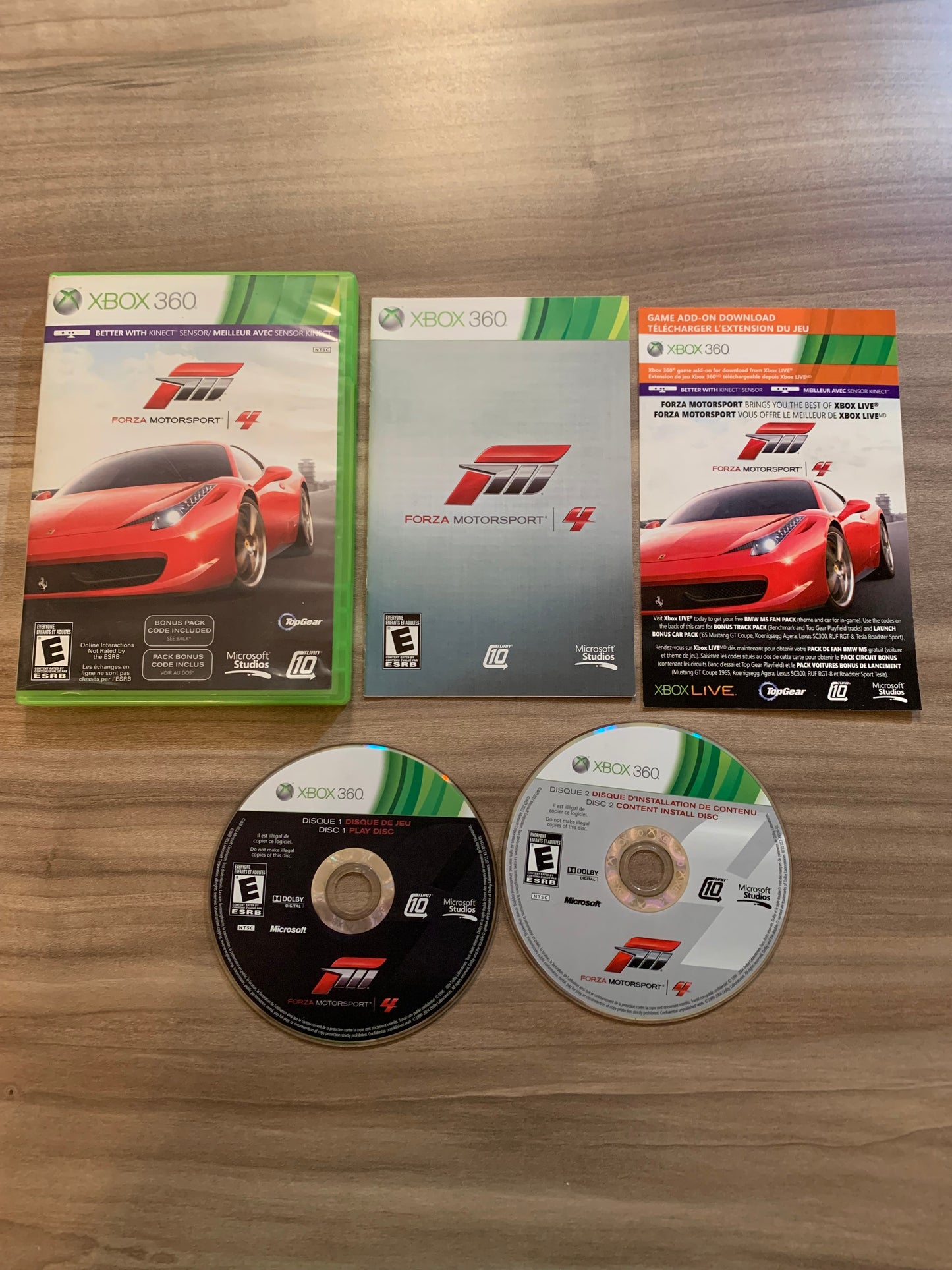 PiXEL-RETRO.COM : MICROSOFT XBOX 360 COMPLETE CIB BOX MANUAL GAME NTSC FORZA MOTORSPORT 4