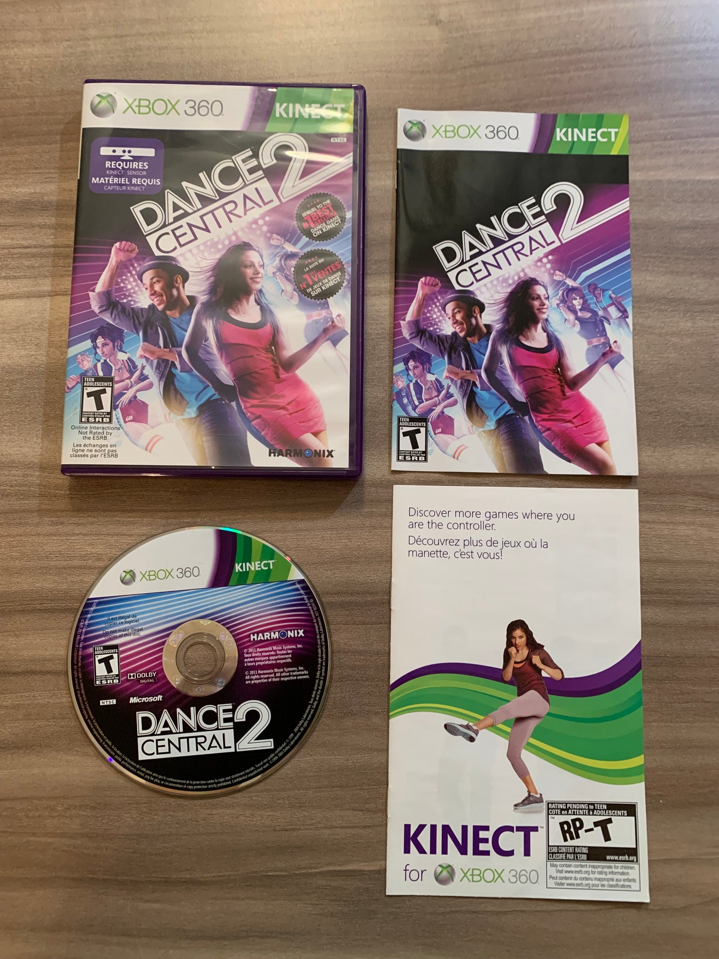 PiXEL-RETRO.COM : MICROSOFT XBOX 360 COMPLETE CIB BOX MANUAL GAME NTSC DANCE CENTRAL 2