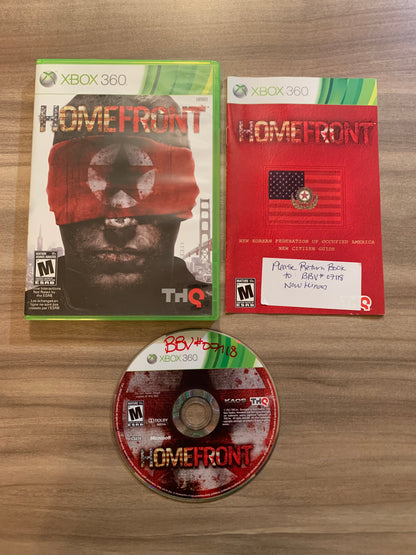 PiXEL-RETRO.COM : MICROSOFT XBOX 360 COMPLETE CIB BOX MANUAL GAME NTSC HOMEFRONT