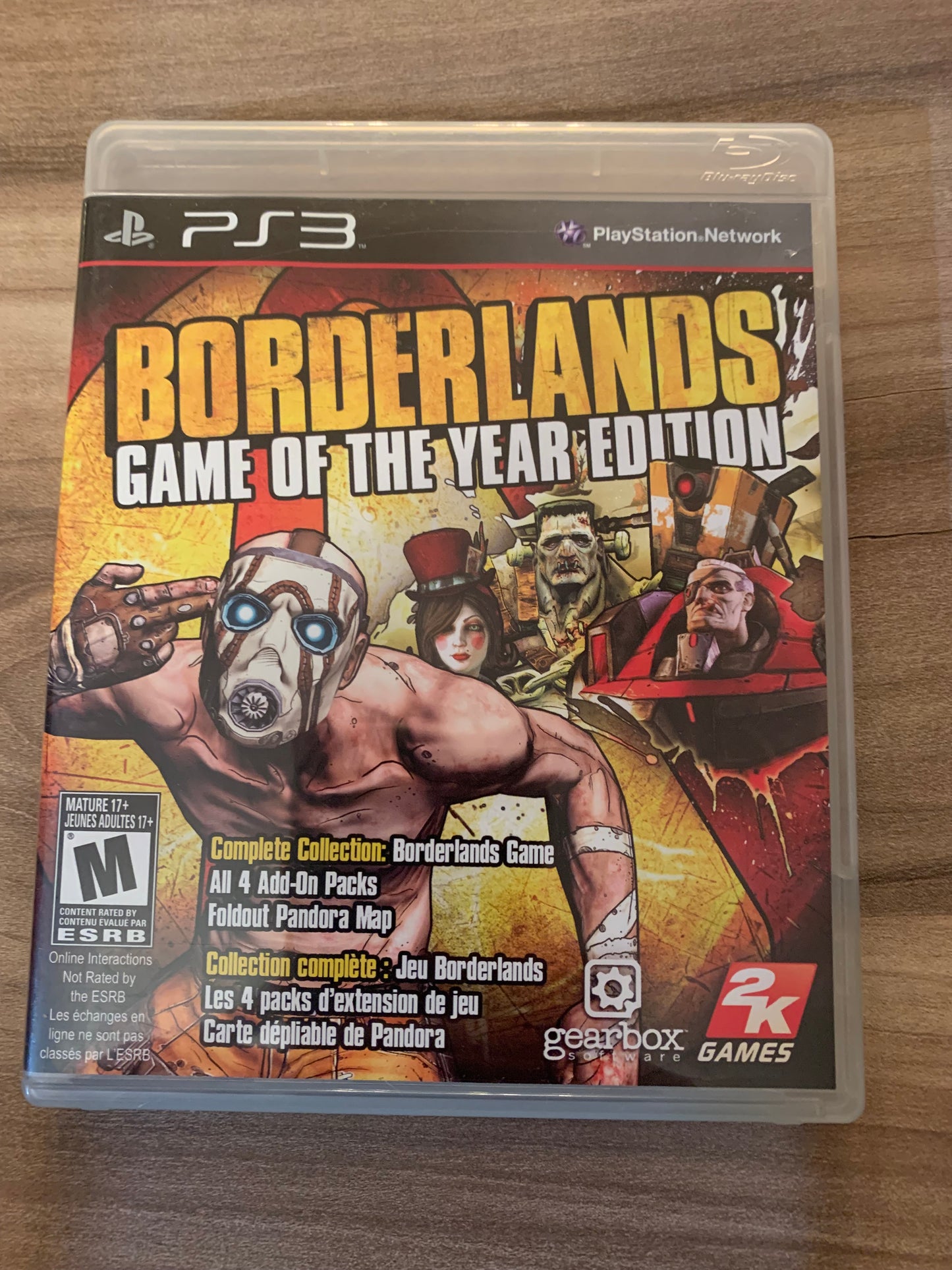 PiXEL-RETRO.COM : SONY PLAYSTATION 3 PS3 BORDERLANDS GAME OF THE YEAR EDITION GAME BOX NTSC