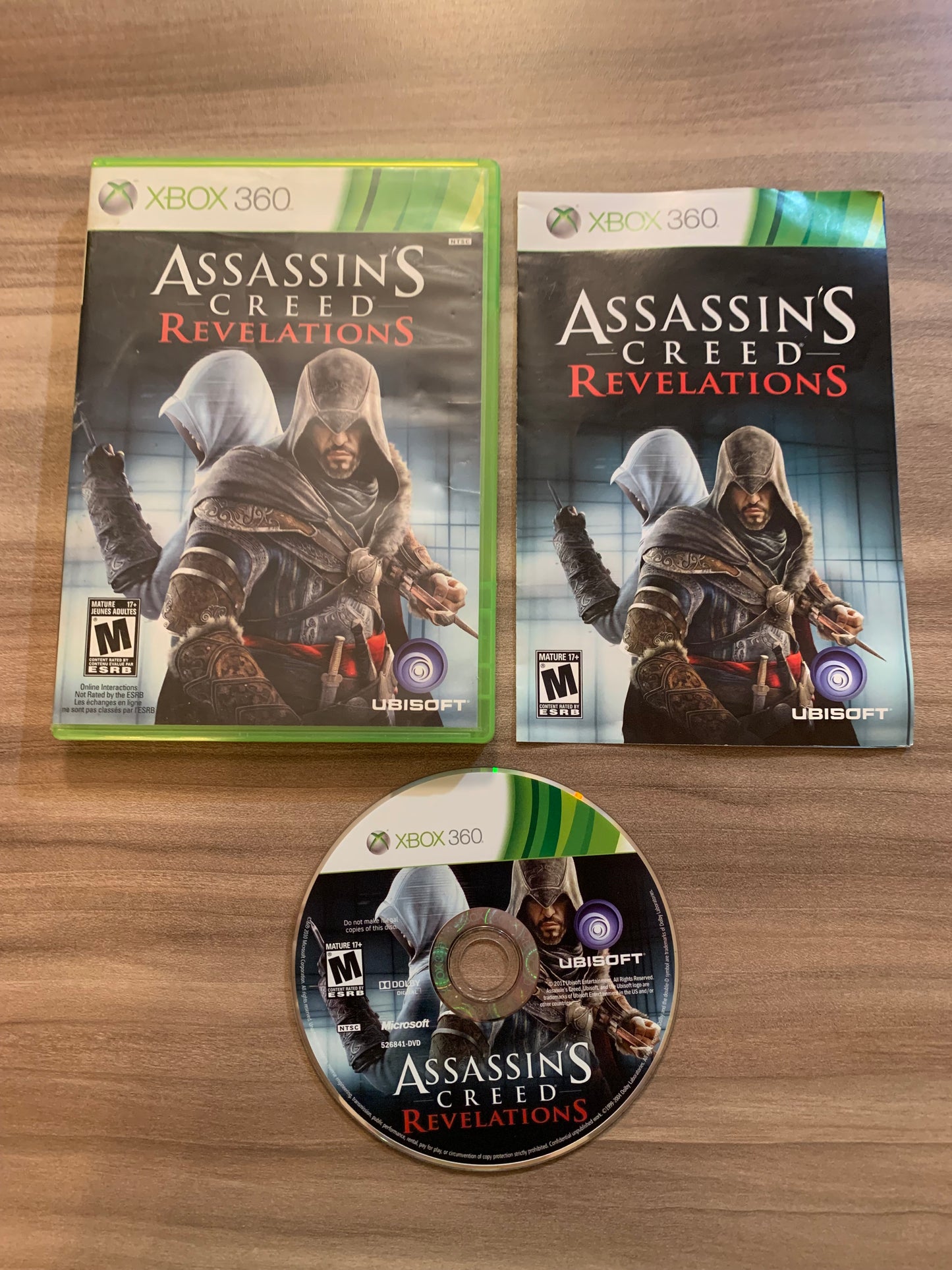 PiXEL-RETRO.COM : MICROSOFT XBOX 360 COMPLETE CIB BOX MANUAL GAME NTSC ASSASSIN'S CREED REVELATIONS