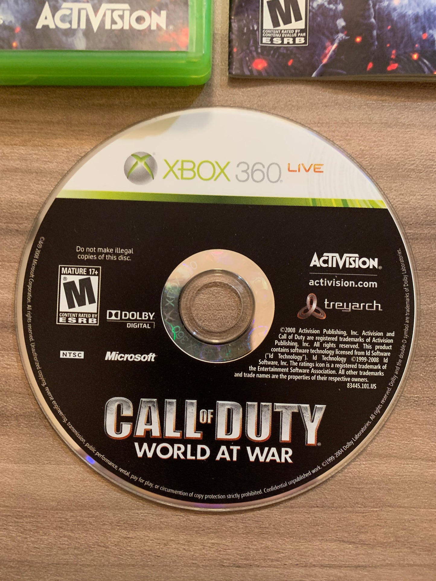 MiCROSOFT XBOX 360 | CALL OF DUTY WORLD AT WAR | PLATiNUM HiTS