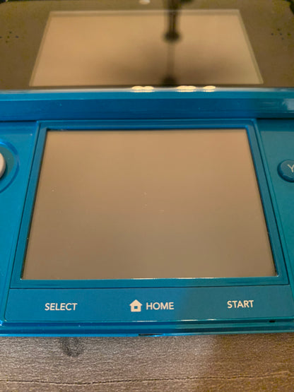 NiNTENDO 3DS CONSOLE | AQUA BLUE MODEL CTR-001(USA)