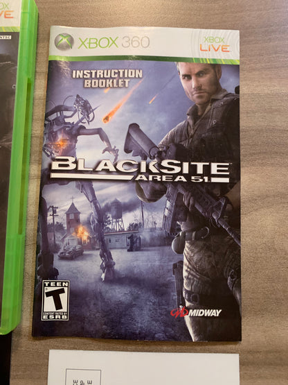 MiCROSOFT XBOX 360 | BLACKSiTE AREA 51