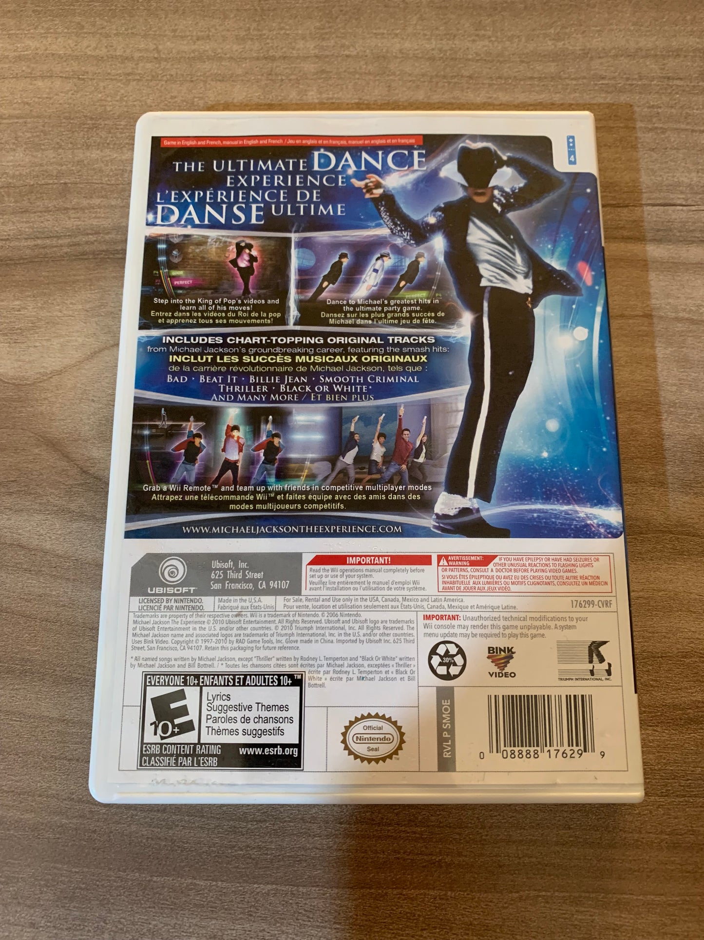 NiNTENDO Wii | MiCHAEL JACKSON THE EXPERiENCE