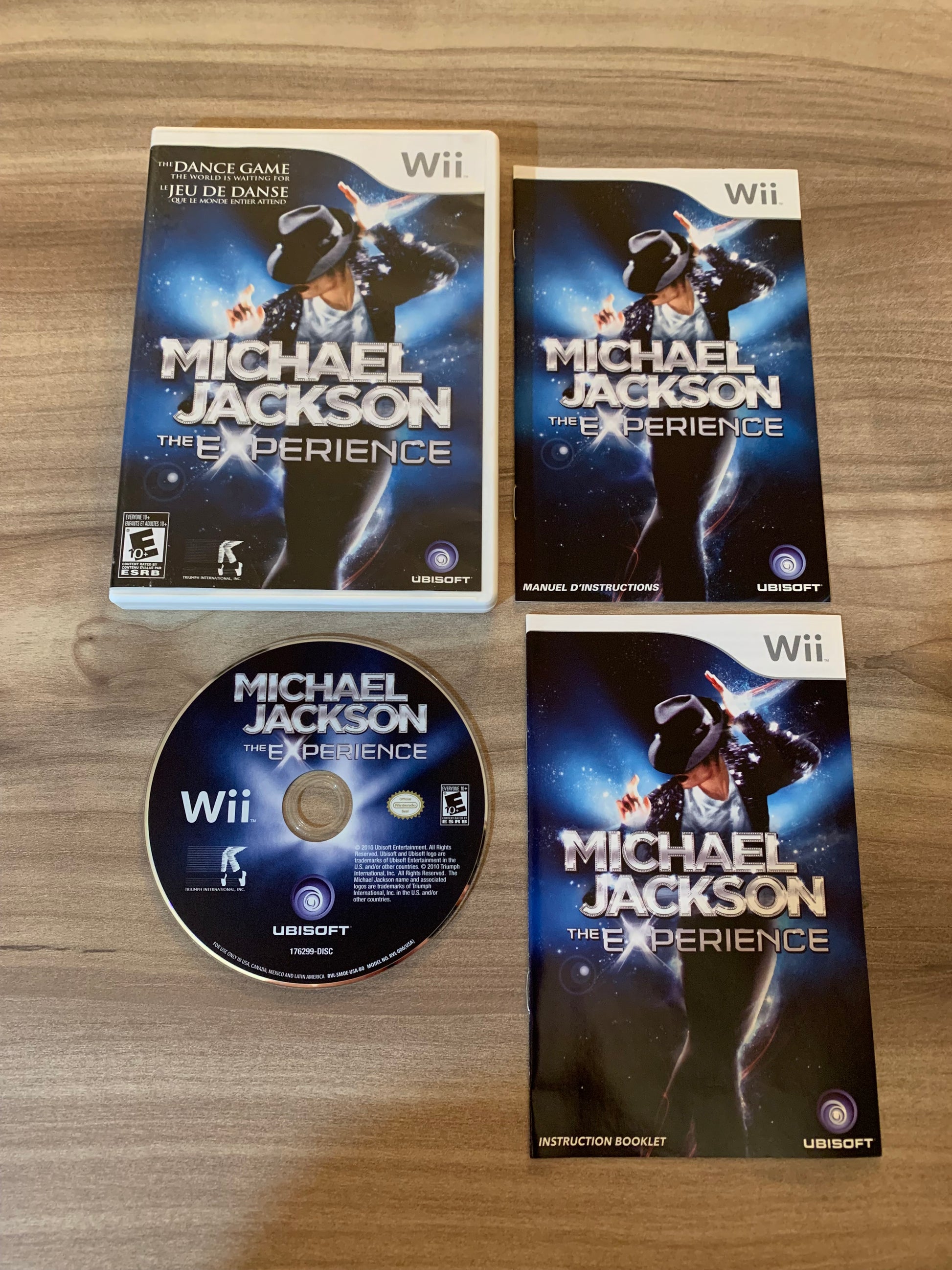 PiXEL-RETRO.COM : NINTENDO WII COMPLET CIB BOX MANUAL GAME NTSC MICHAEL JACKSON THE EXPERIENCE