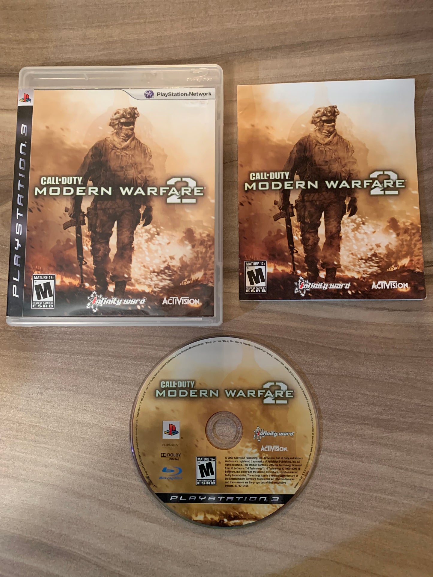 PiXEL-RETRO.COM : SONY PLAYSTATION 3 (PS3) COMPLET CIB BOX MANUAL GAME NTSC CALL OF DUTY MODERN WAREFARE 2