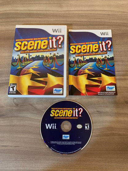 PiXEL-RETRO.COM : NINTENDO WII COMPLET CIB BOX MANUAL GAME NTSC SCENE IT! BRIGHT LIGHT! BIG SCREEN!