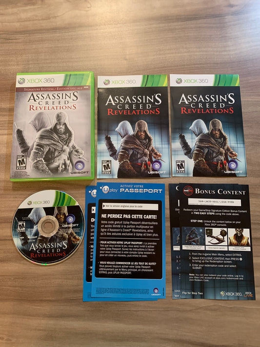 PiXEL-RETRO.COM : MICROSOFT XBOX 360 COMPLETE CIB BOX MANUAL GAME NTSC ASSASSIN'S CREED REVELATIONS